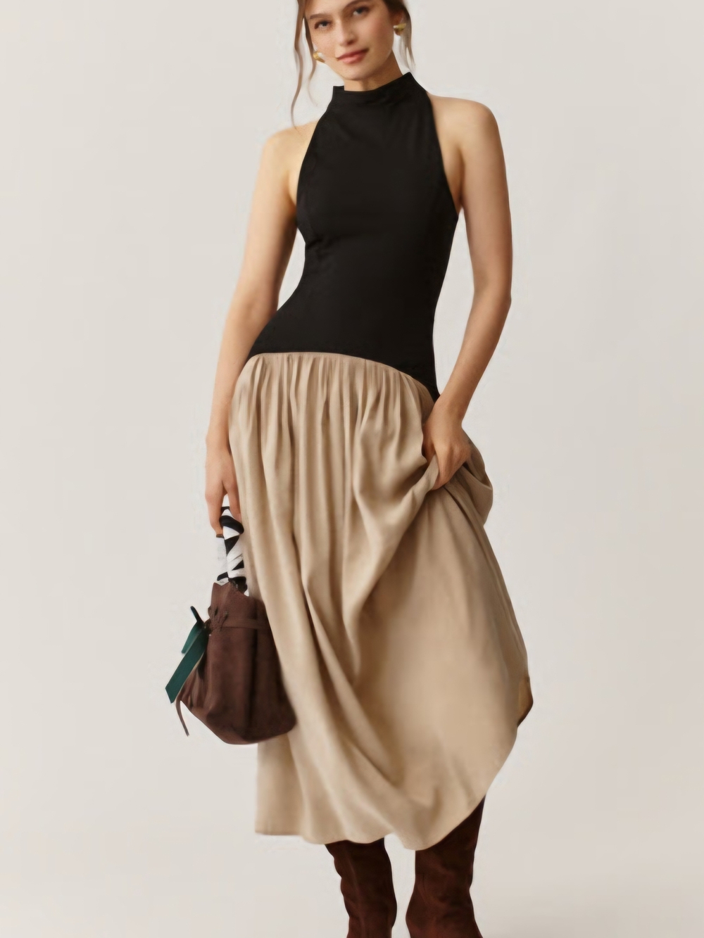NWOT Anthropologie Maeve Mariana Drop Waist Maxi Dress 🌸 Size L